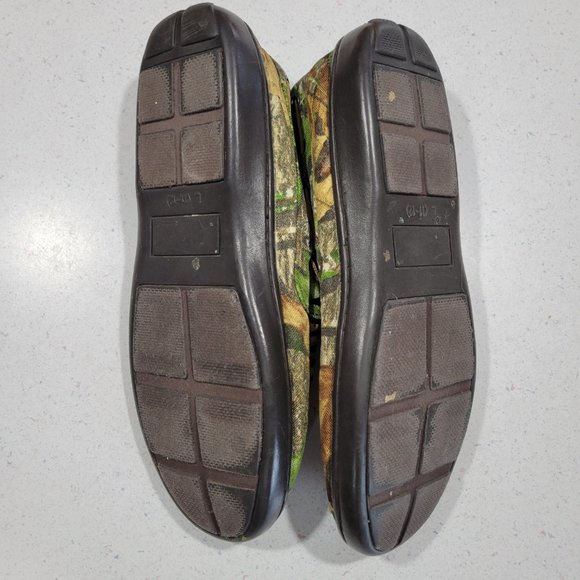 Camo men's hard sole slippers - Picture 2 of 2